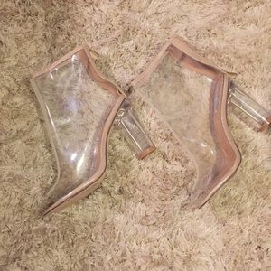 SOLD Clear booties💛